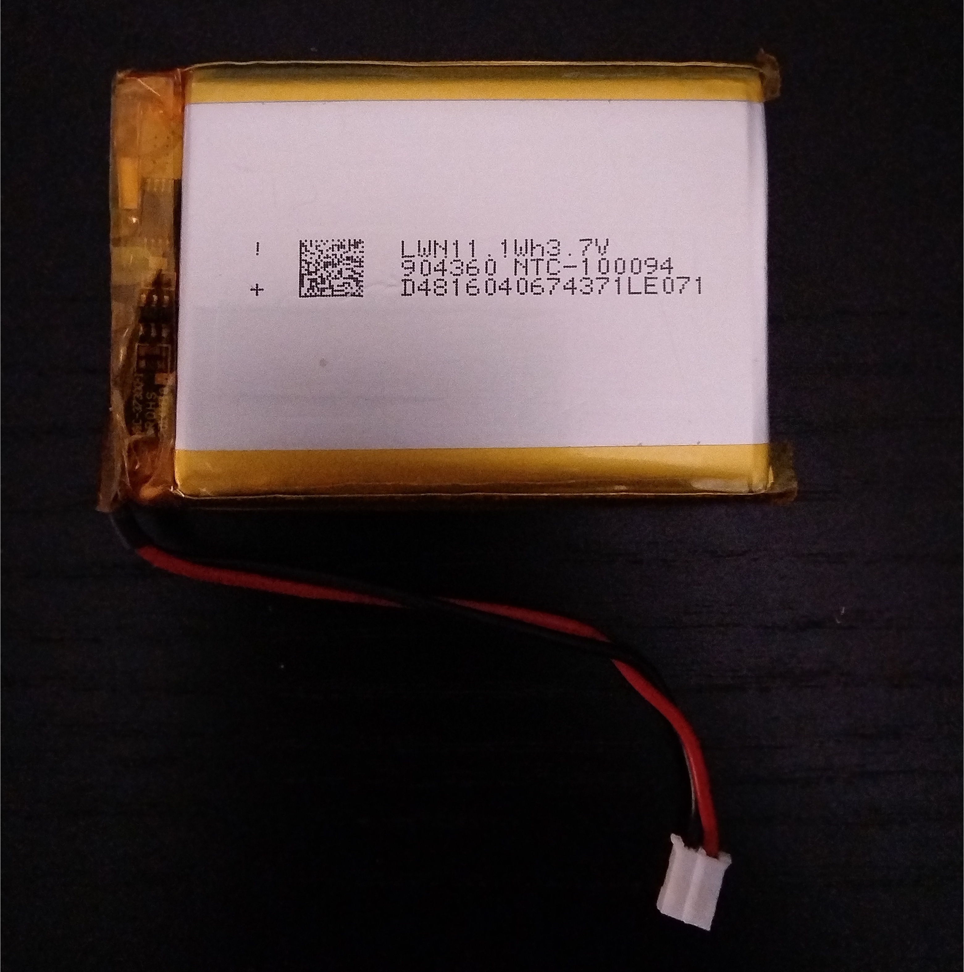 PocketCHIP's battery